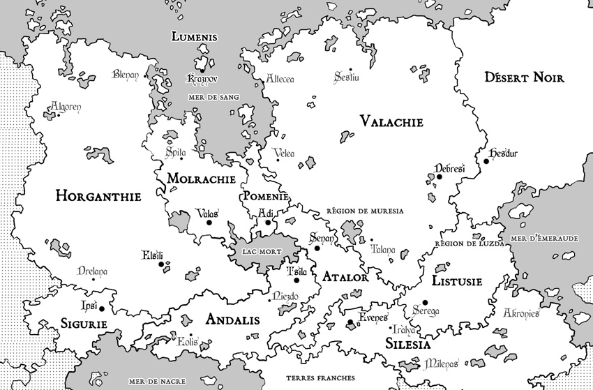 Carte Terres de l'Est