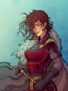 belle femme médiéval fantasy en costume roumain russe europe de l'est