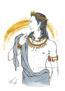 bel homme style dieu grec David