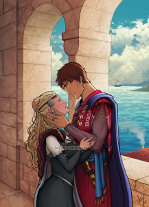 Couple fantasy romantique
