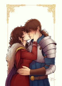 Un baiser romantique