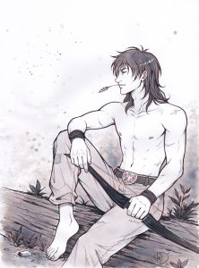 Illustration à l'encre